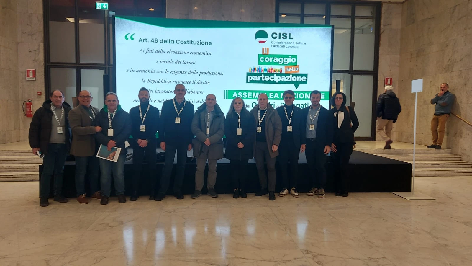 Assemblea Nazionale CISL  Il Coraggio della Partecipazione